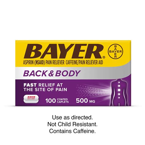 is bayer back and body an nsaid